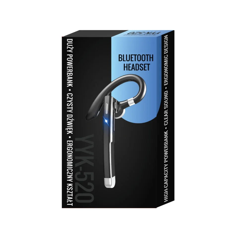 MG Headset Stick V2 Bluetooth Handsfree slúchadlo, čierne