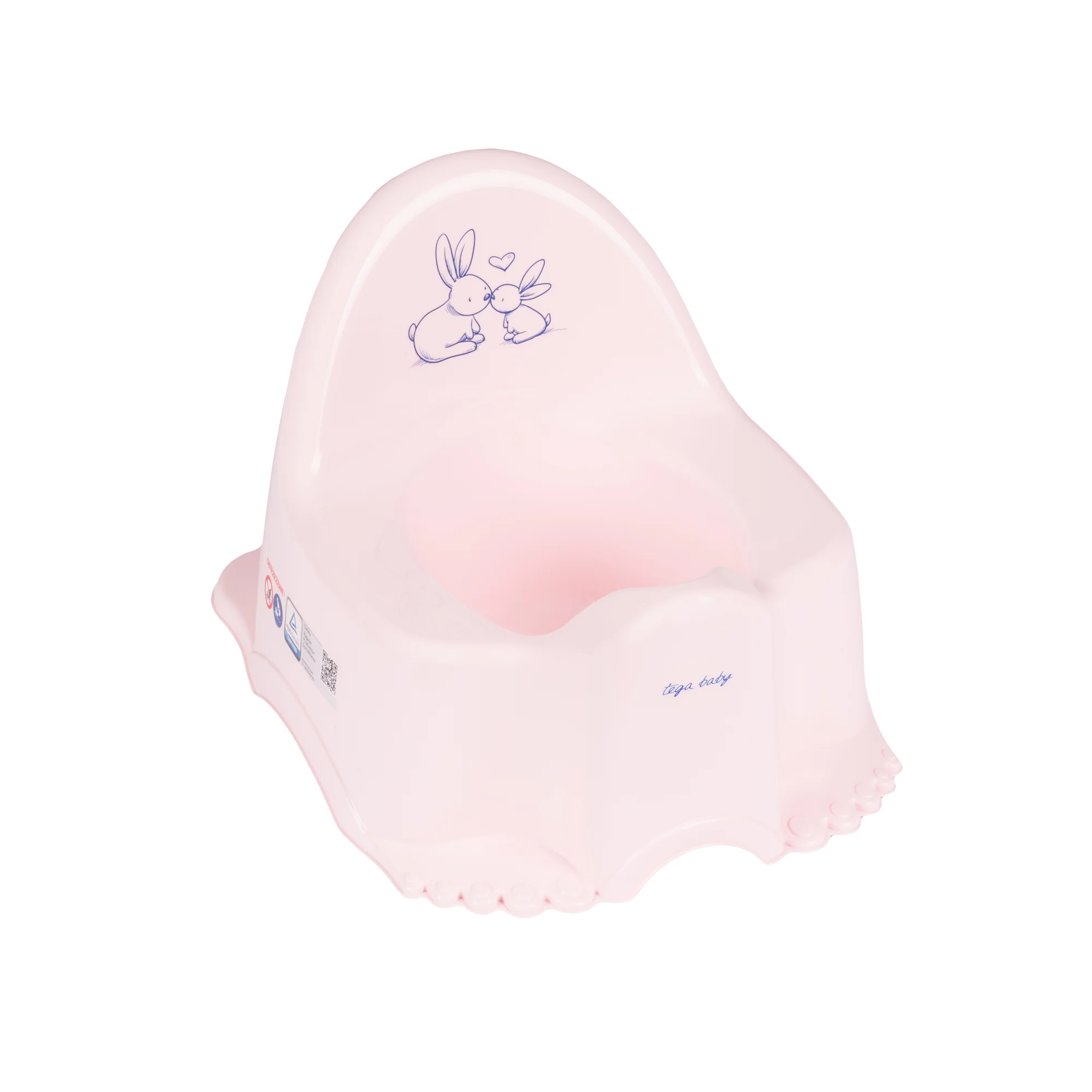 Tega Baby Detský nočník ECO Malý Zajačik ružový