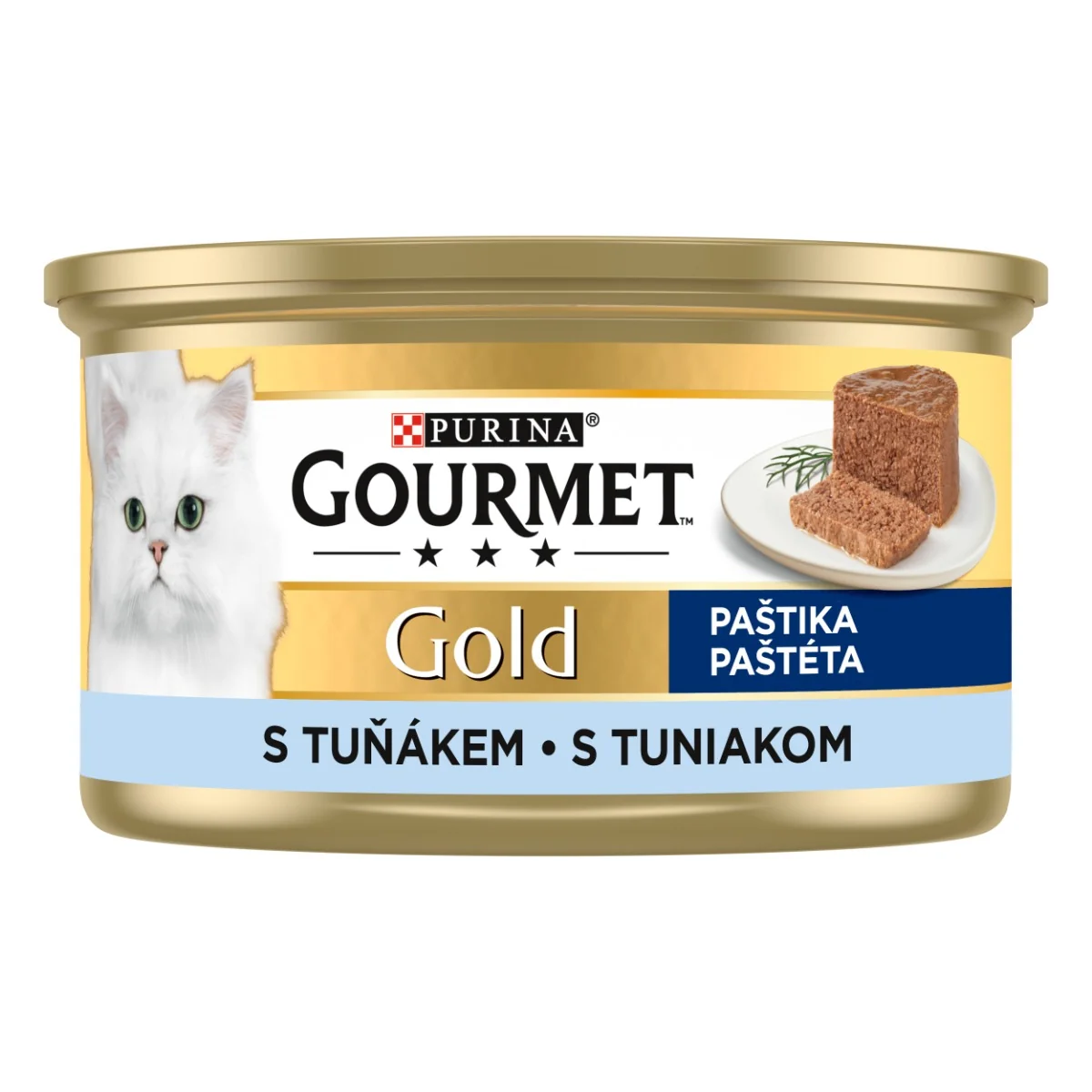 Gourmet Gold konzerva pre mačky tuniak paštéta 85 g 1×1 ks