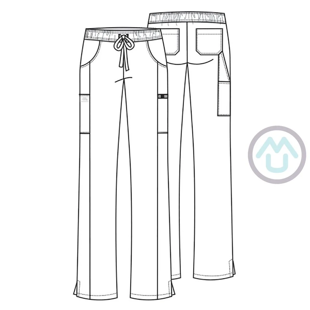 Dámske nohavice Dickies na zaväzovanie - biela XS