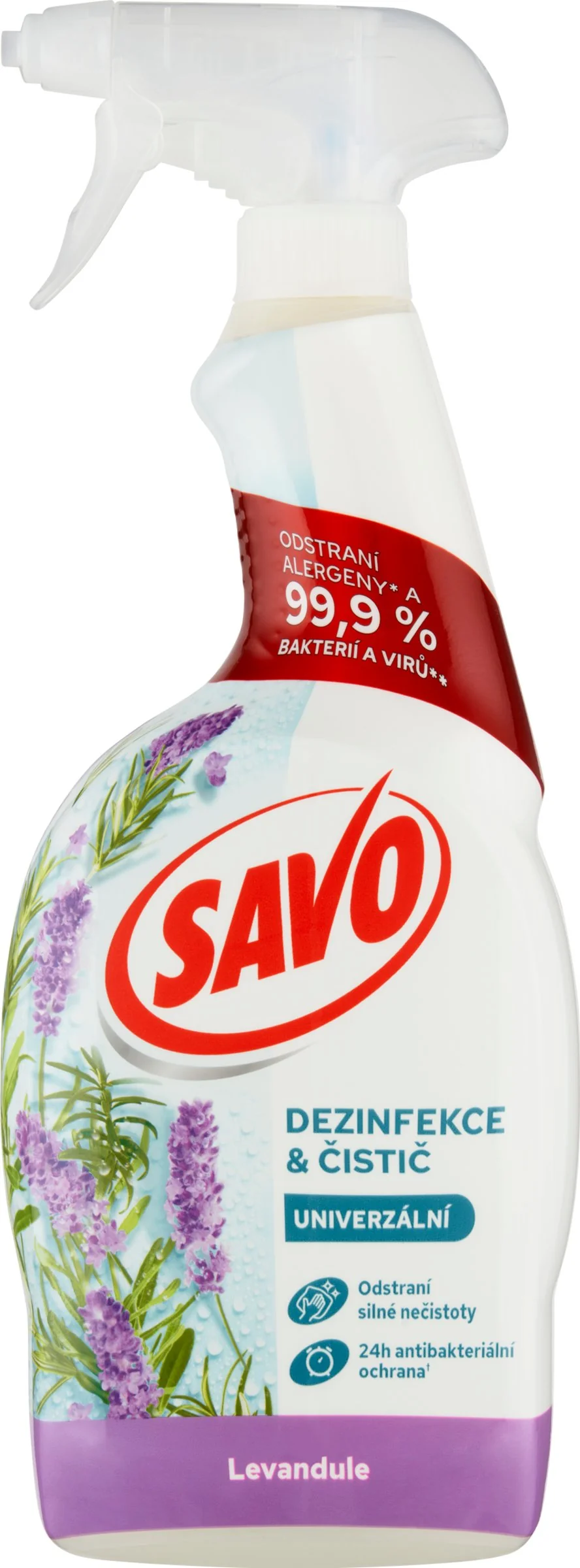 Savo dezinfekčný sprej Levanduľa 1×700 ml, dezinfekčný čistič