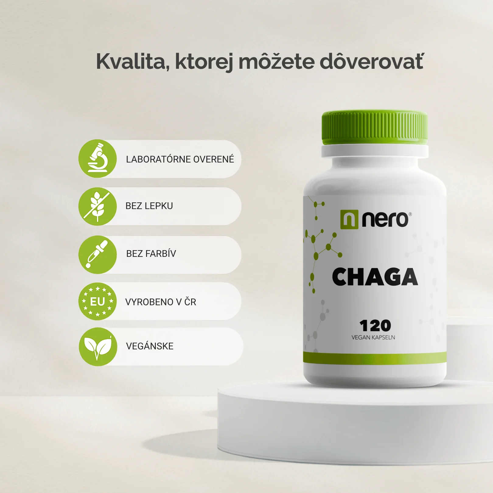 NERO Chaga 500 mg 120 kapsúl