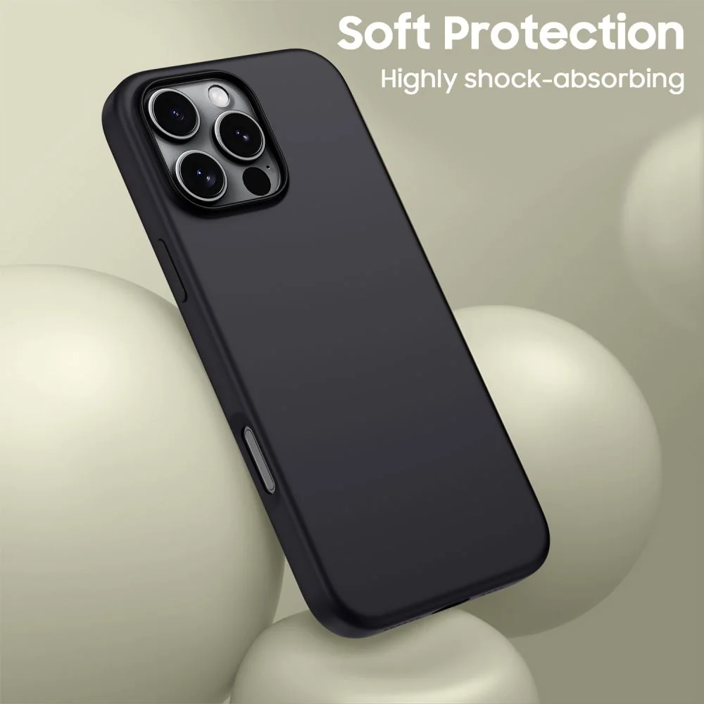 Tech-Protect Silicone MagSafe kryt na iPhone 16 Pro Max, čierny