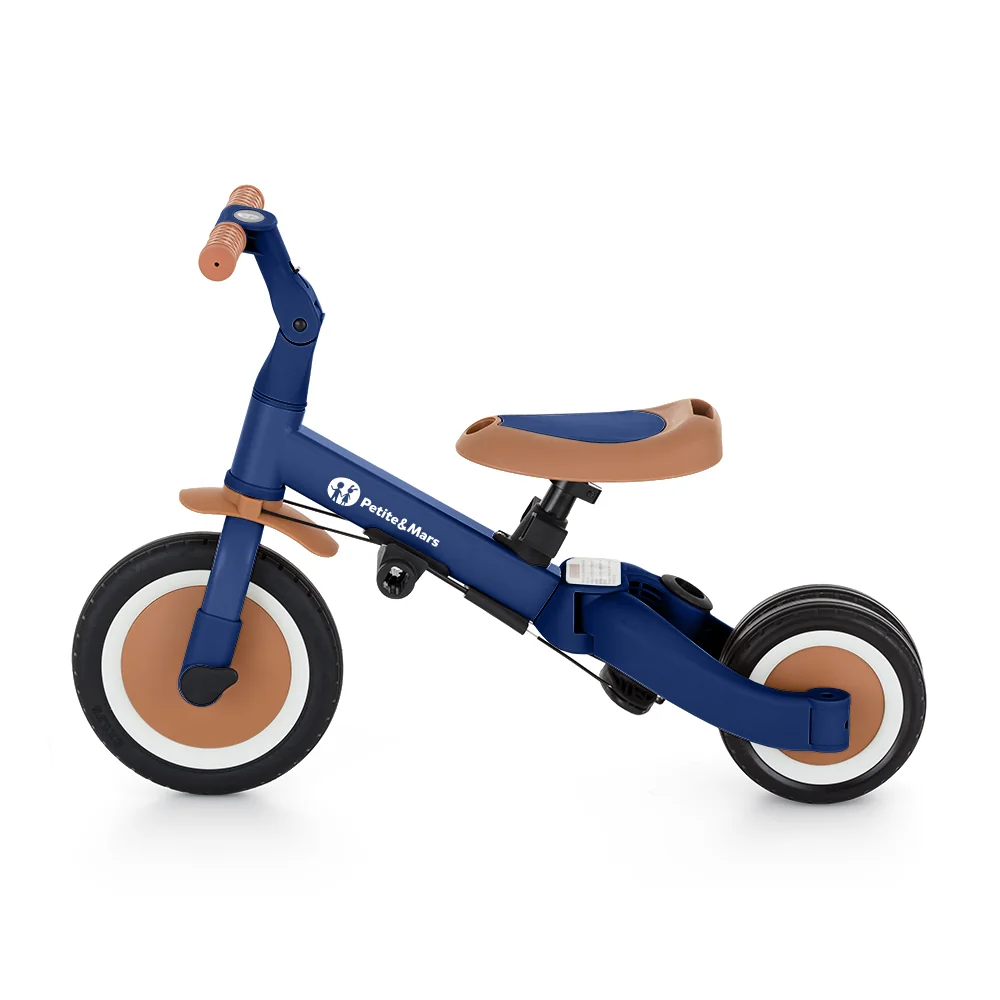 PETITE&MARS Trojkolka multifunkčná 5v1 Turbo Enigmatic Blue 1×1 ks, multifunkčná trojkolka