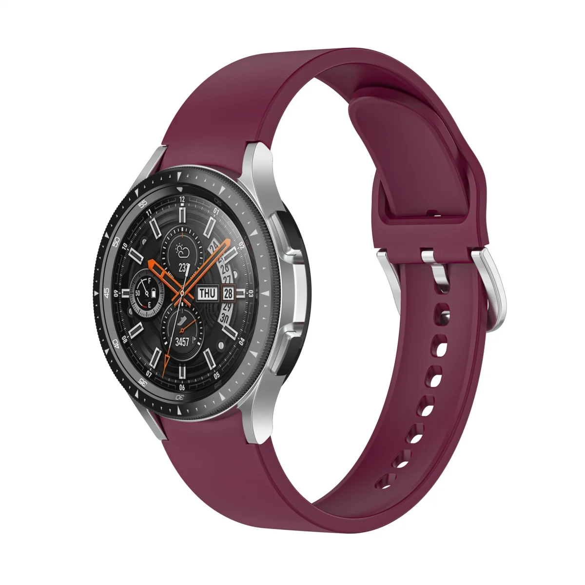 Bstrap Silicone remienok na Samsung Galaxy Watch 4 / 5 / 5 Pro / 6 vine red
