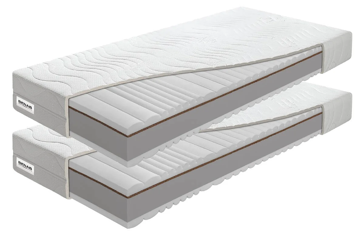 Matrac Benab King 1+1 H3 / H5 85 x 200 cm Matrac zo studenej peny 20 cm sendvičový zónová  ortopedické