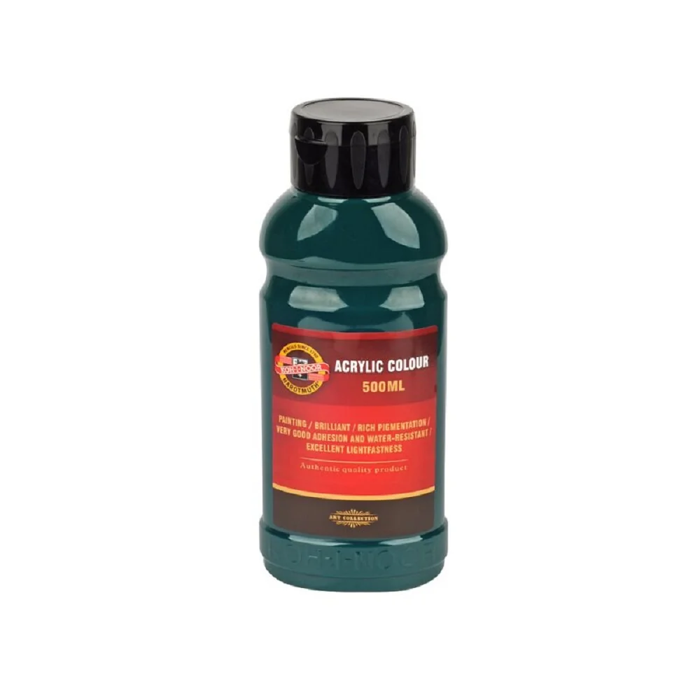 Akrylová farba 1627/0510 500 ml, tmavozelená
