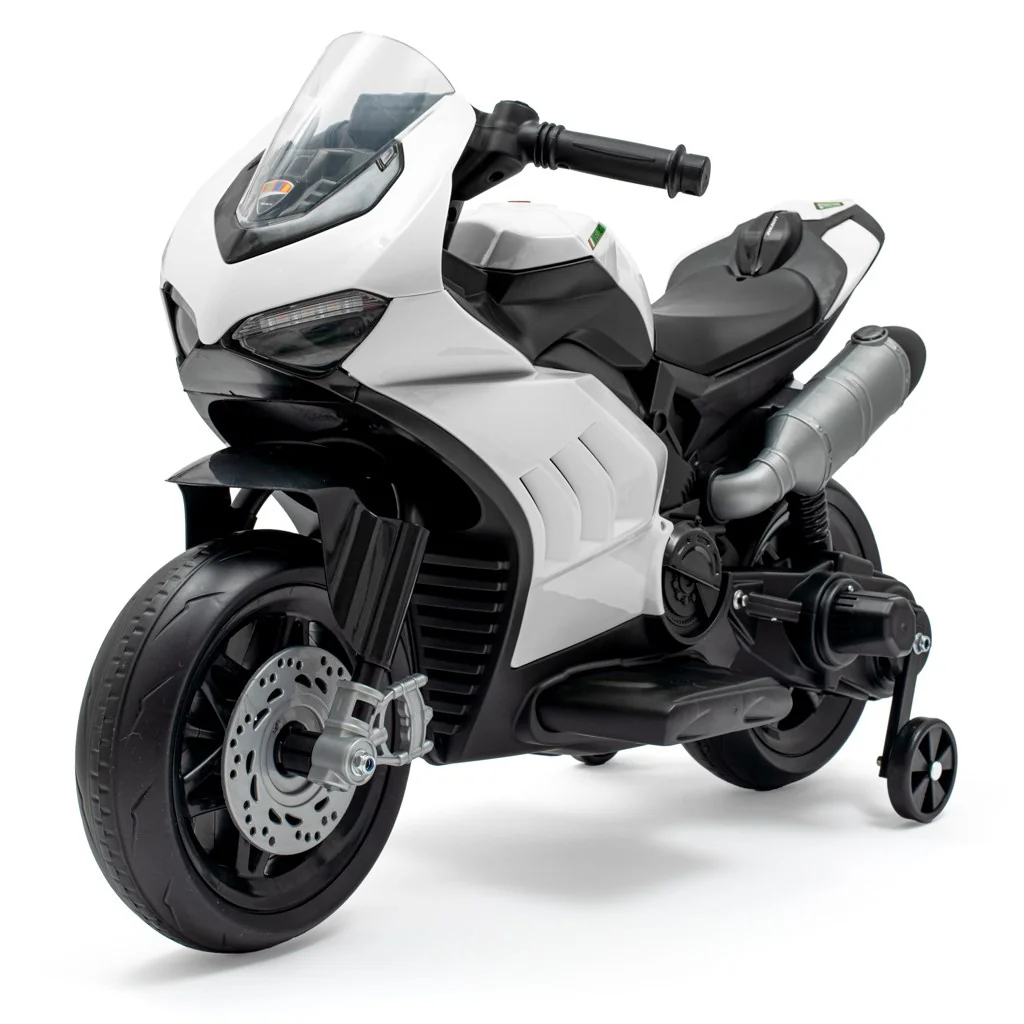 Detská elektrická motorka Baby Mix Supersport biela , 20C55774