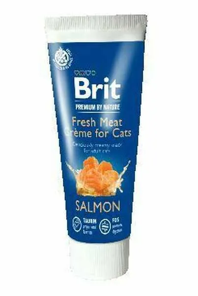 Pasta Brit Premium By Nature Salmon Fresh Meat Creme 75g