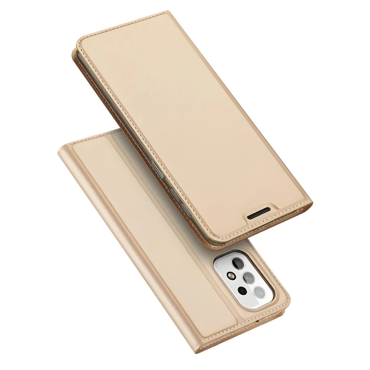 Knižkové puzdro Skin Pro pre Samsung Galaxy A23 - Zlatá Elegantná ochrana