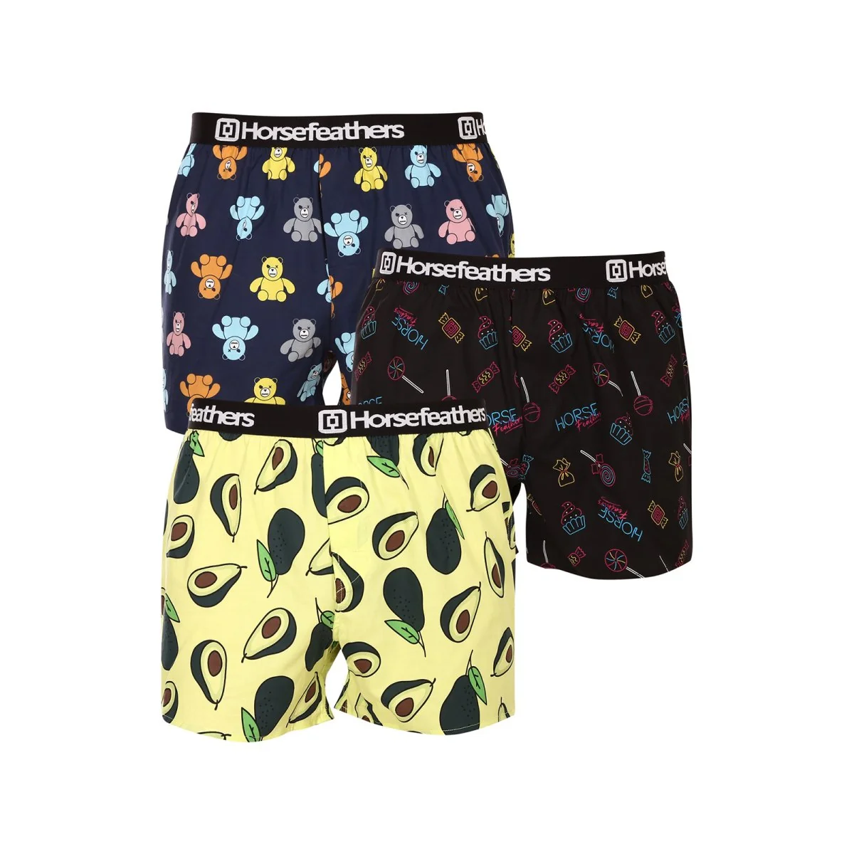 3PACK pánske trenky Frazier Bundle 5 (AM096G) M