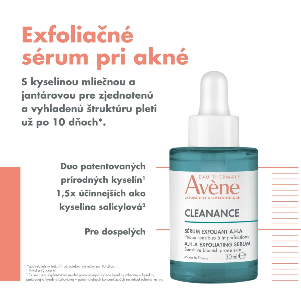 Avène Cleanance A.H.A Exfoliačné sérum 30 ml