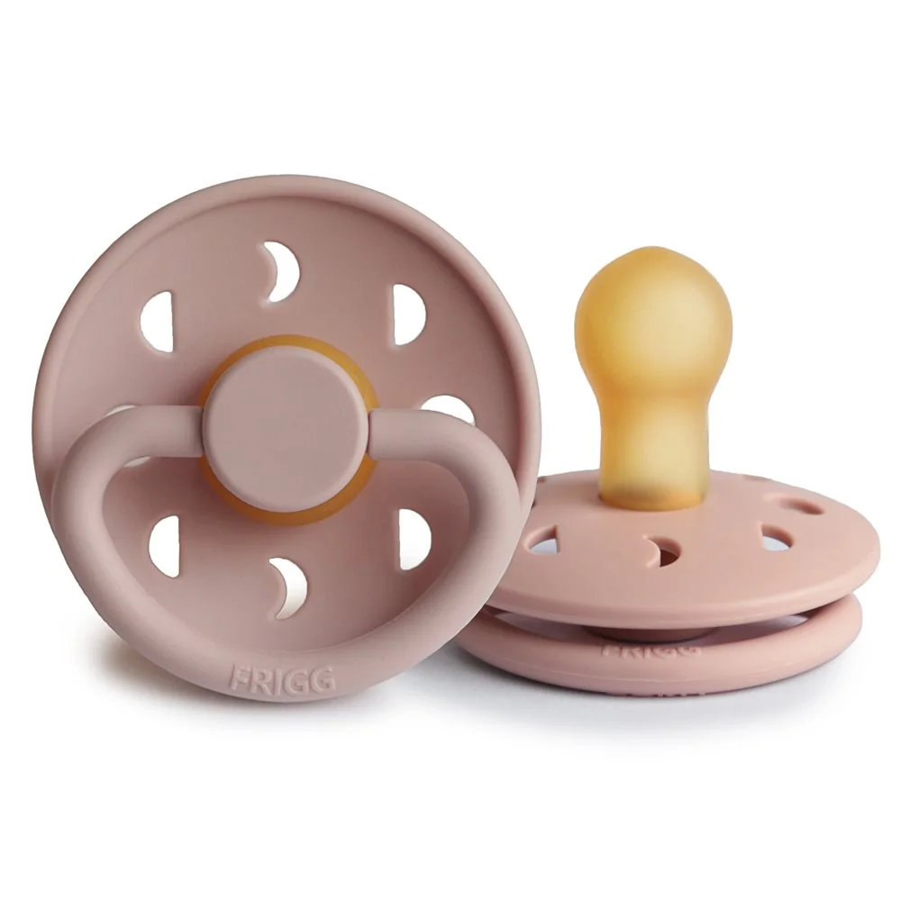 FRIGG Moon Phase kaučukový cumlík Blush 0-6m 1×1 ks, kaučukový cumlík
