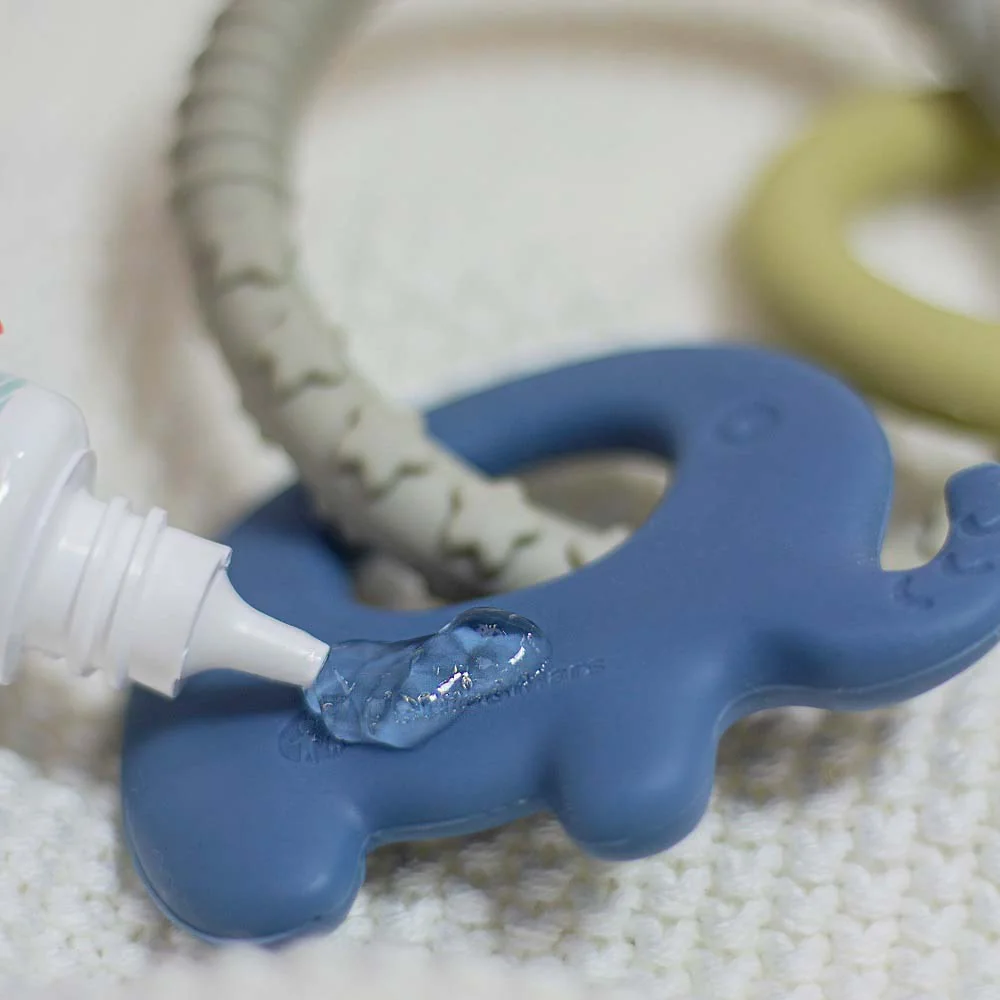 PETITE&MARS Hryzačka silikónová Elefi 0m+ 1×1 ks