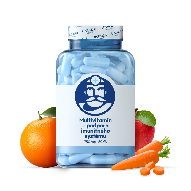 Dr. LUCULLUS Multivitamín 2× 60 kapsúl Podpora imunitného systému