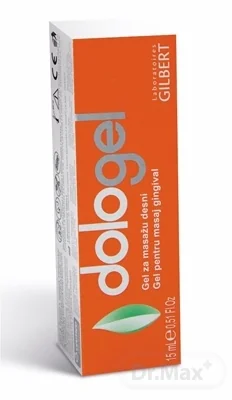 dologel 1×15 ml, ústny masážny gél