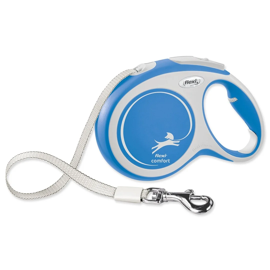 flexi New Comfort L popruh 8m modrá do 50kg
