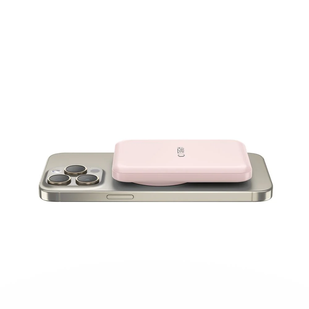 Tech-Protect PB10 LifeMag MagSafe Power Bank 5000mAh, ružové