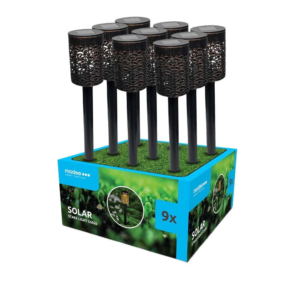 Modee solárne svietidlo GS026 zapichovacie 36cm 1ks