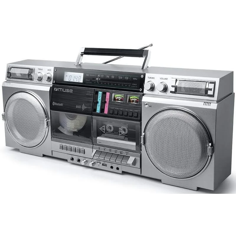 MUSE M-380GBS, retro rádiomagnetofón s CD