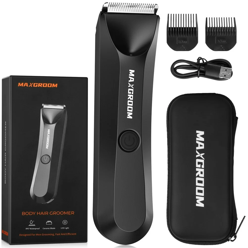 MaxGroom RFCD-9087 zastrihávač s LED svetlom, čierny
