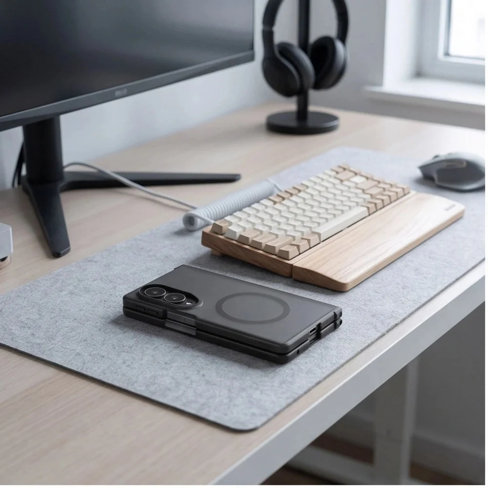 Tech-Protect MagMat MagSafe kryt na Samsung Galaxy Z Fold 7 / 8 Ultra, čierny