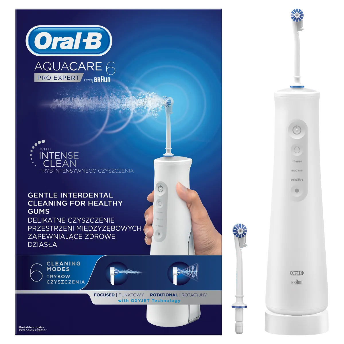 Oral B AquaCare 6 Pro Expert + 1NH 1×1 set