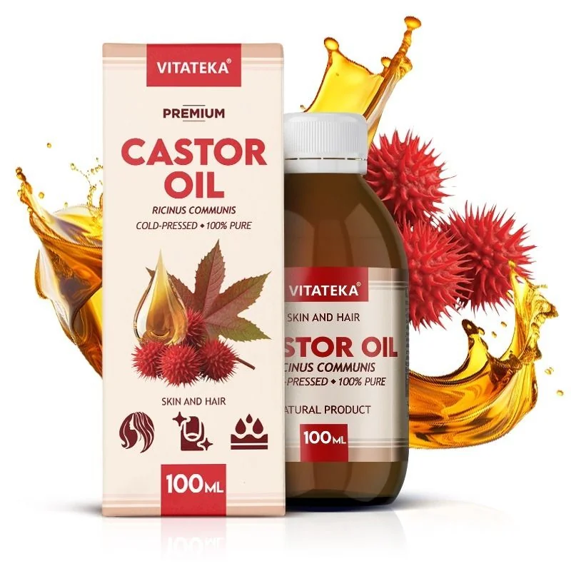 Ricínový olej na pokožku a vlasy – 100 ml – Vitateka
