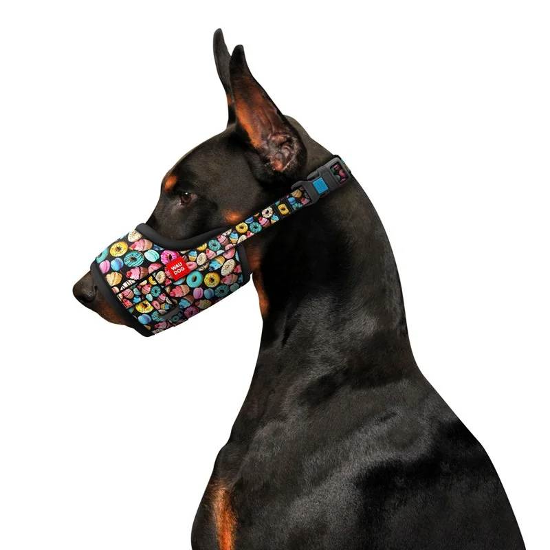 Nylonový náhubok pre psa nastaviteľný DONUT, obvod papule: 19 - 26cm
