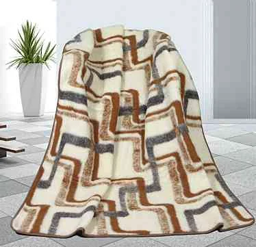 Deka Vlna Europ. Merino 9100/357 155x200 geometria 1×1 ks, bavlnená deka