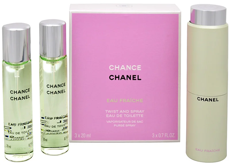 Chanel Chance Eau Fraiche Edt 3x20ml 60ml 1×60 ml, toaletná voda