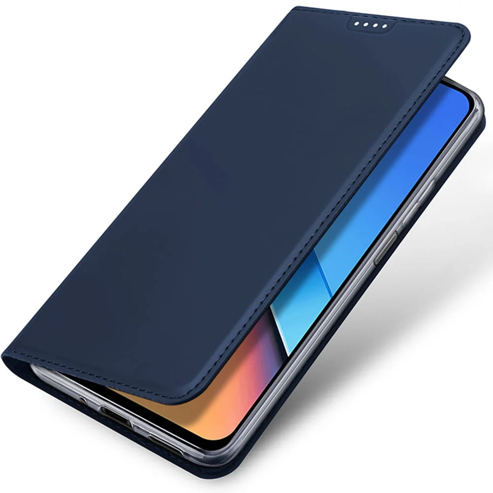 Dux Ducis Skin Pro knižkové puzdro na Xiaomi Poco M6 Pro 5G / Redmi 12/ 12R modré