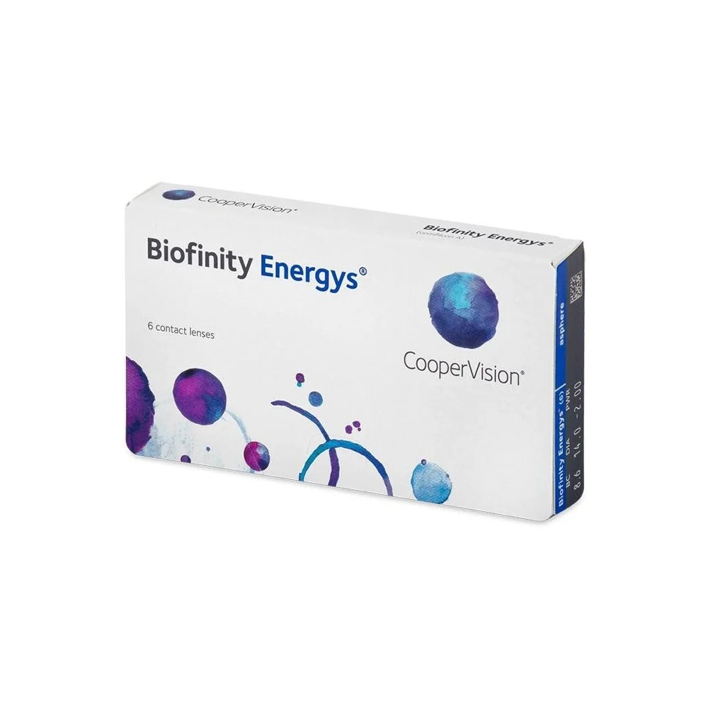 Mesačné Biofinity Energys (6 šošoviek) Dioptrie: 5.75, Zakrivenie: 8.6