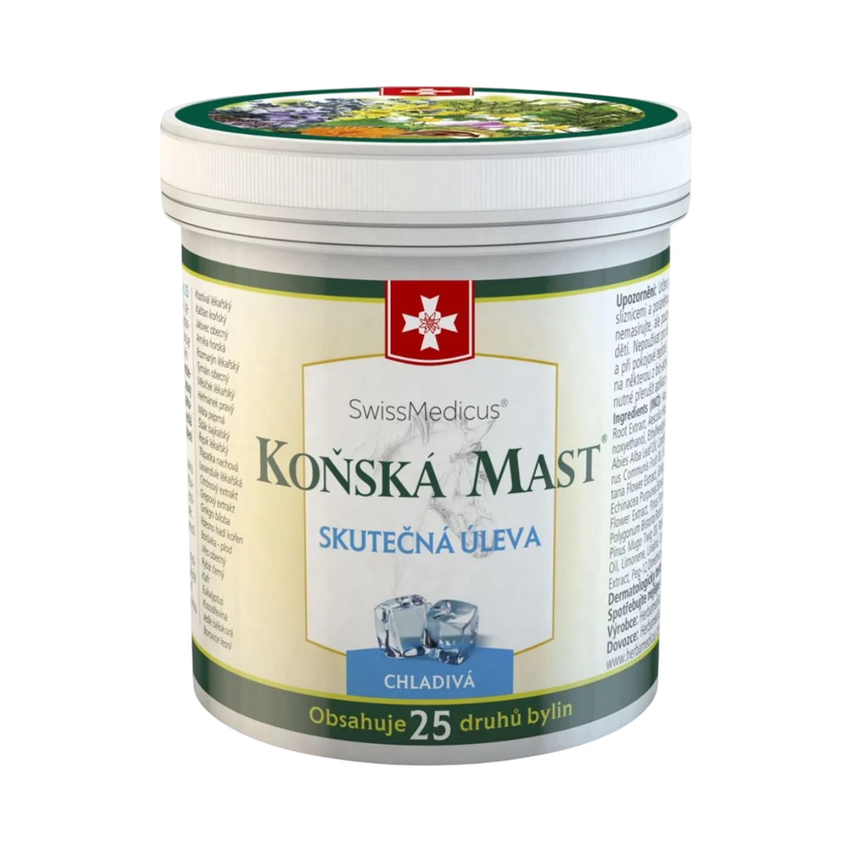 Konská masť chladivá 250 ml – SwissMedicus