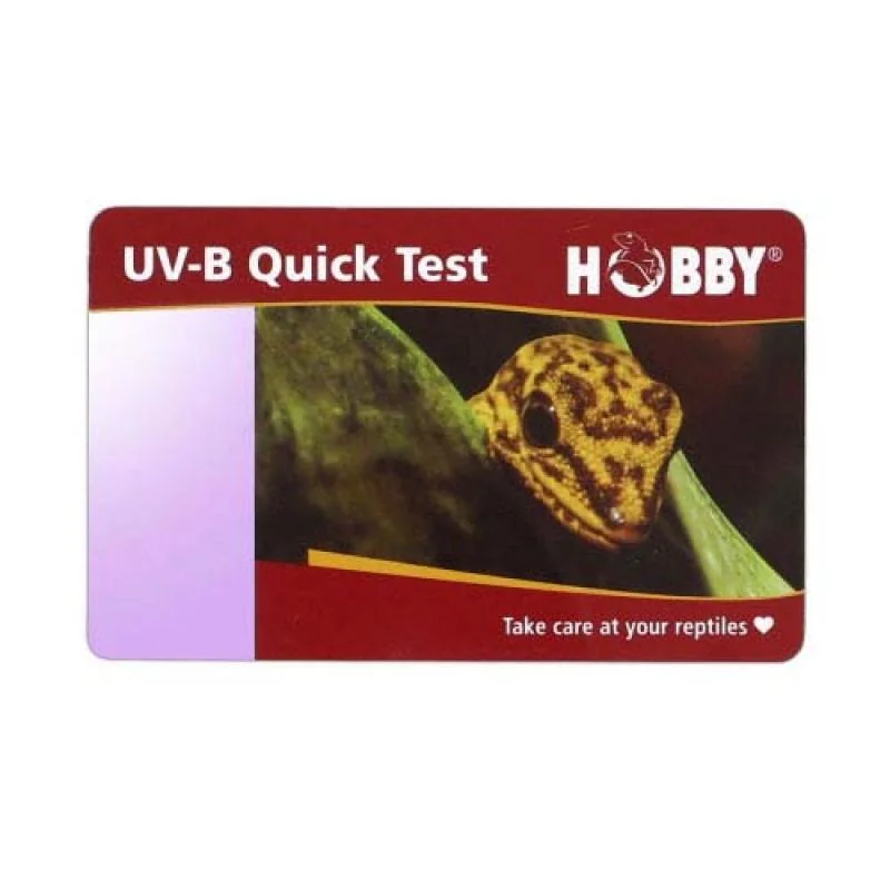 HOBBY rýchly test na meranie UVB žiarenia do terária 2ks