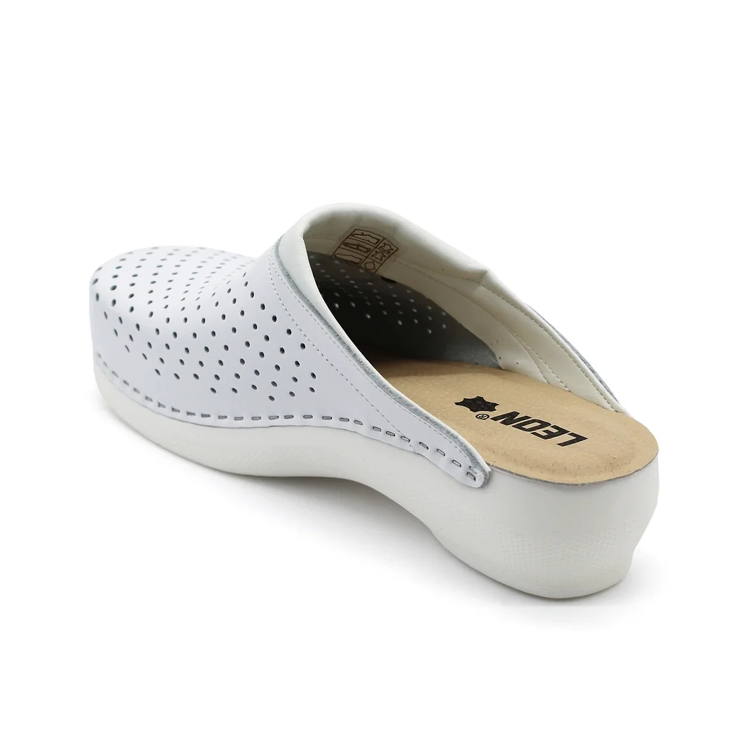 Leon PU100 Dámska zdravotná celokožená obuv uzavretá 40 - 25,5cm, čierna, 4,5 cm