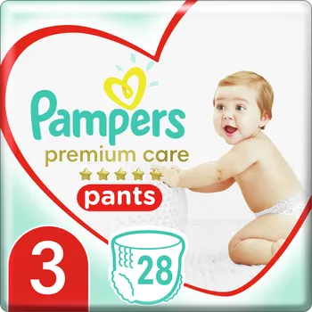 Pampers Premium Care PANTS CP MIDI 1×28 ks, veľkosť S3, detské plienky