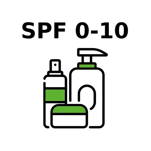 Krémy, spreje a oleje SPF 0-10