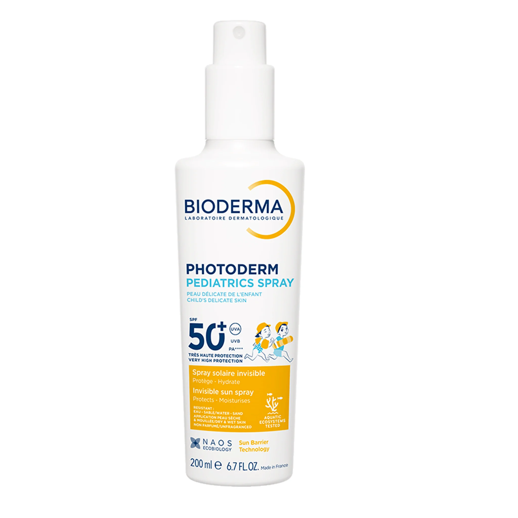 BIODERMA Photoderm PEDIATRICS sprej na opaľovanie SPF 50+ 1×200 ml, opaľovací krém pre deti