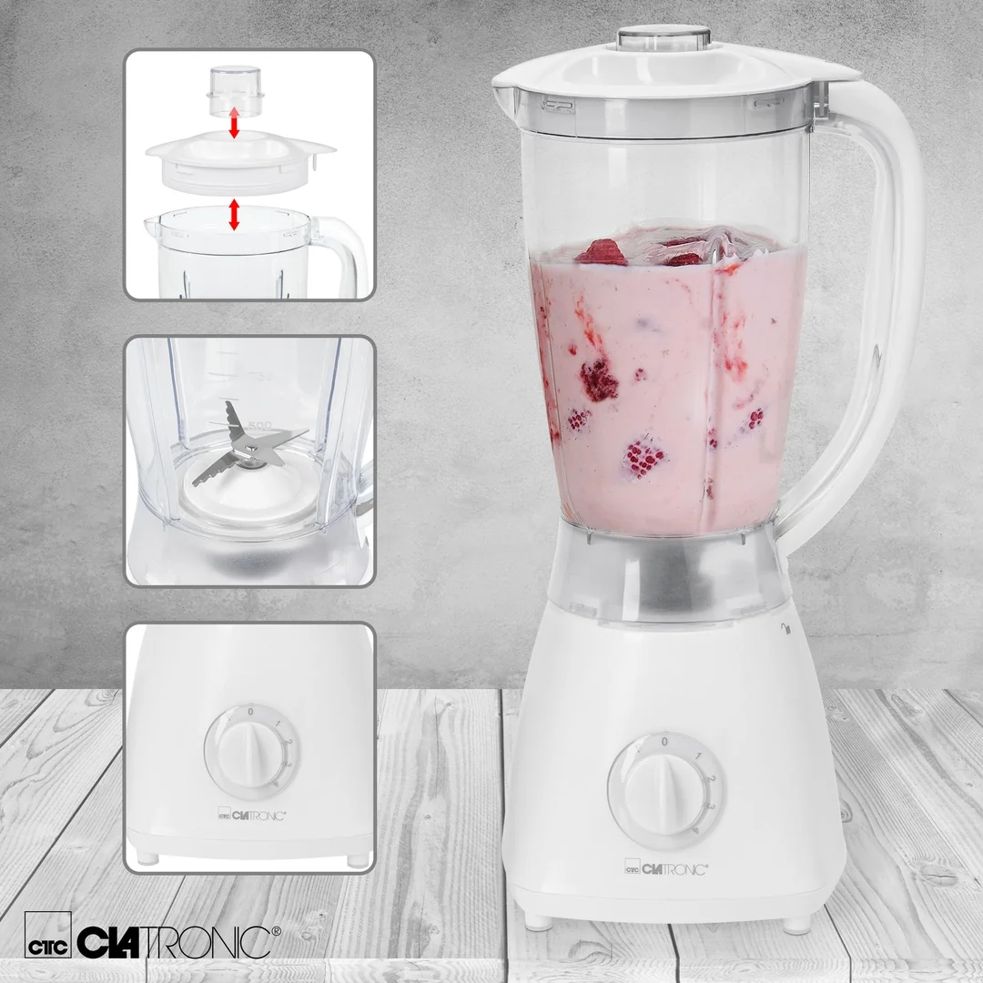 Clatronic UM 3470 univerzálny mixér 500 W, 1,5 l, drvič ľadu