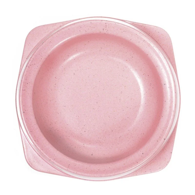 Bambusová miska pre psa ružová, Objem misky: 0,25