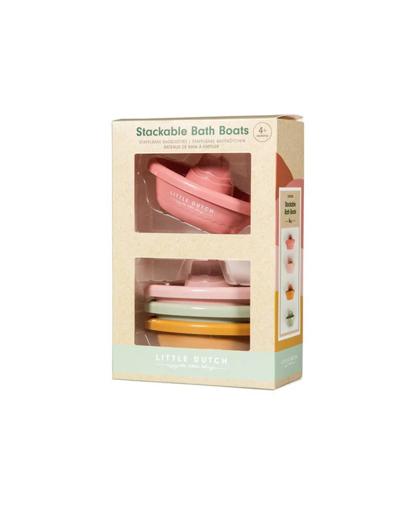 LITTLE DUTCH Loďky do vody Pink 1×1 ks