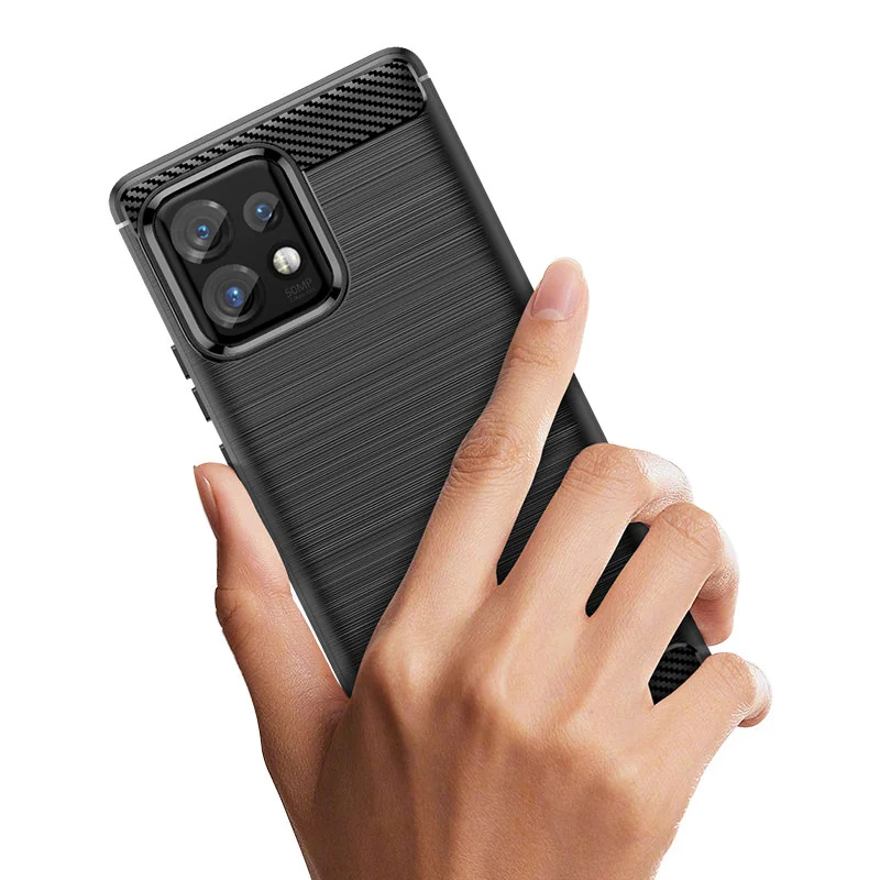MG Carbon kryt na Motorola Edge 40 Pro čierny