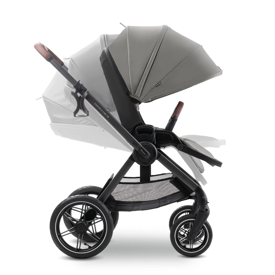 Hauck Comfort N Care Air 2v1 kombinovaný kočík tmavosivý