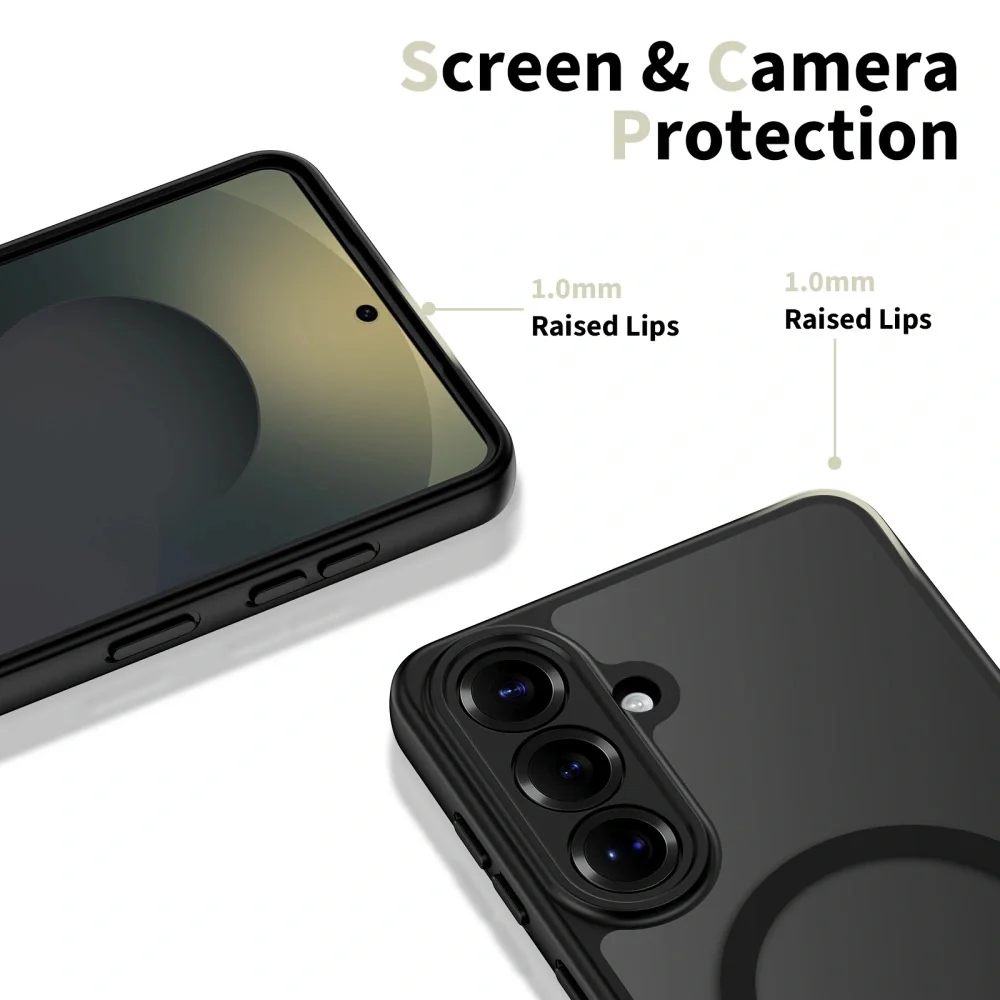 Tech-Protect BasicMag MagSafe kryt na Samsung Galaxy S26 Plus, čierny