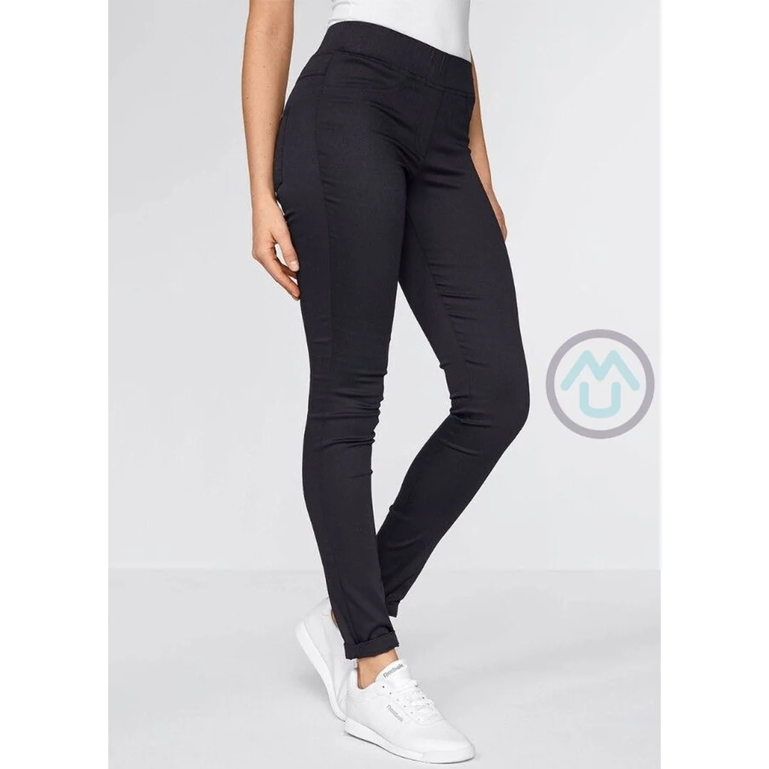 Dámske čierne nohavice SLIM STRETCH S