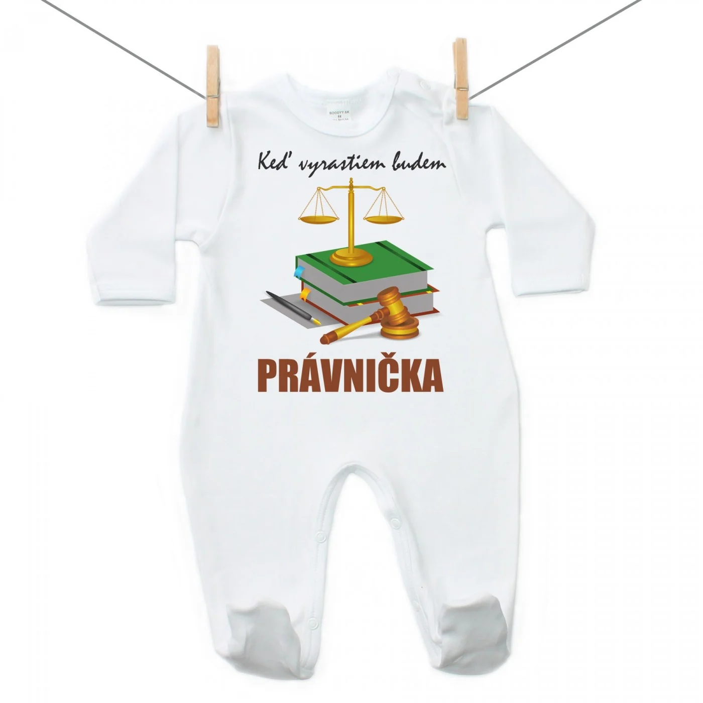 Boodyy Overal Keď vyrastiem budem právnička Veľkosť: 56