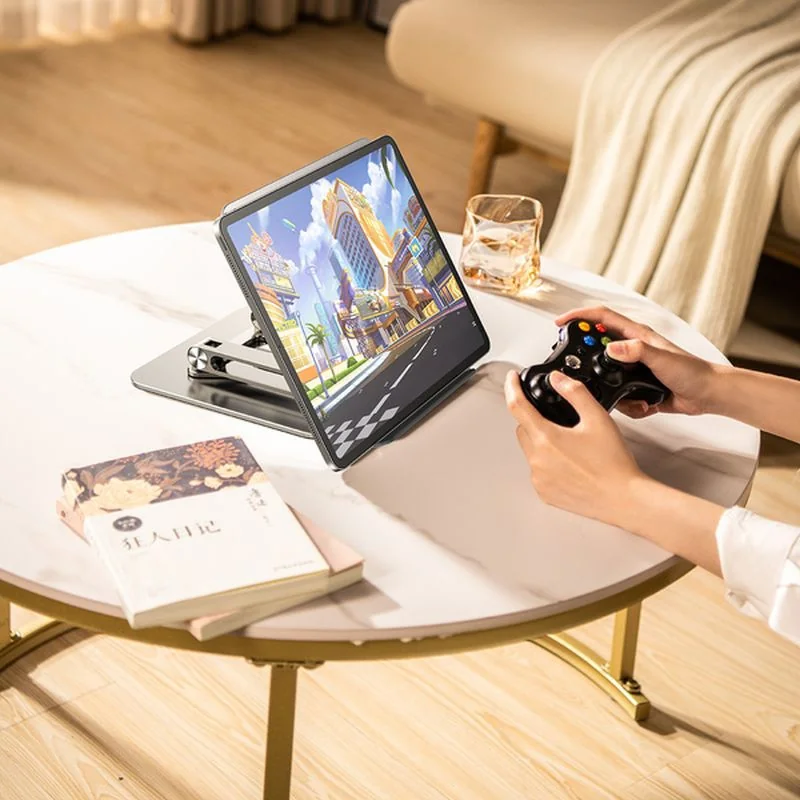 MG Laptop Stand V2 stojan na notebook + stojan na mobil, strieborný