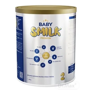 BABYSMILK PREMIUM 2 následná dojčenská mliečna výživa v prášku, s Colostrom (6 - 12 mesiacov) 1×400 g, dojčenské mlieko, od 6. mesiaca
