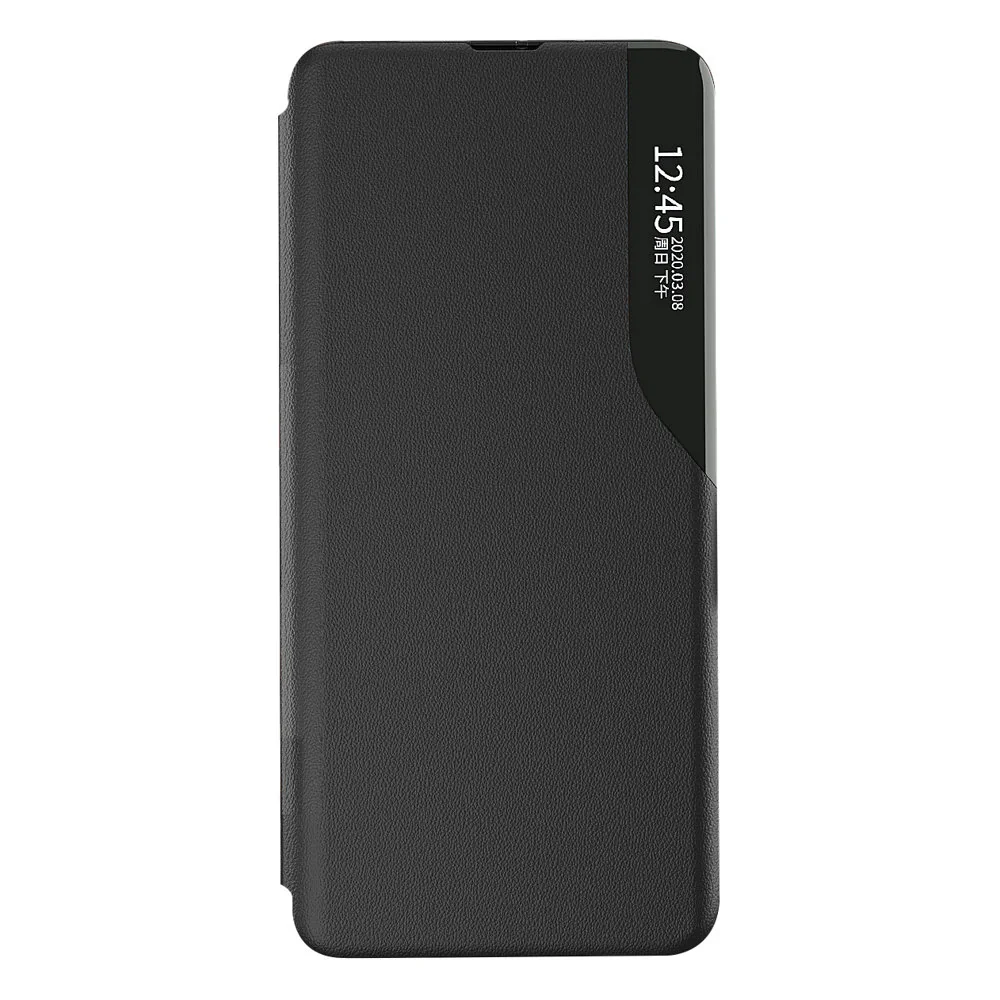 MG Eco Leather View knižkové puzdro na Xiaomi Redmi Note 11 Pro 4G/5G čierne
